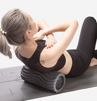 Rechargeable Electric Yoga Foam Roller - Vibrating Muscle Massage for Pain Relief and Soreness Recovery