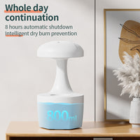 Anti-Gravity Water Droplet Humidifier - Silent Backflow Aromatherapy Diffuser for Office and Bedroom