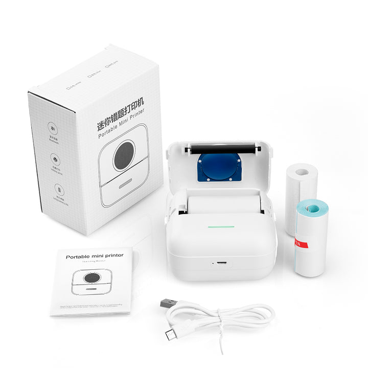 Compact Pocket Thermal Printer - Ideal for Students and Home Use