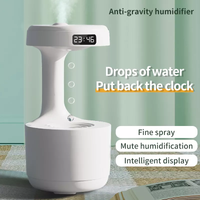 Anti-Gravity Water Droplet Humidifier - Silent Backflow Aromatherapy Diffuser for Office and Bedroom