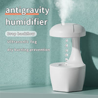 Anti-Gravity Water Droplet Humidifier - Silent Backflow Aromatherapy Diffuser for Office and Bedroom